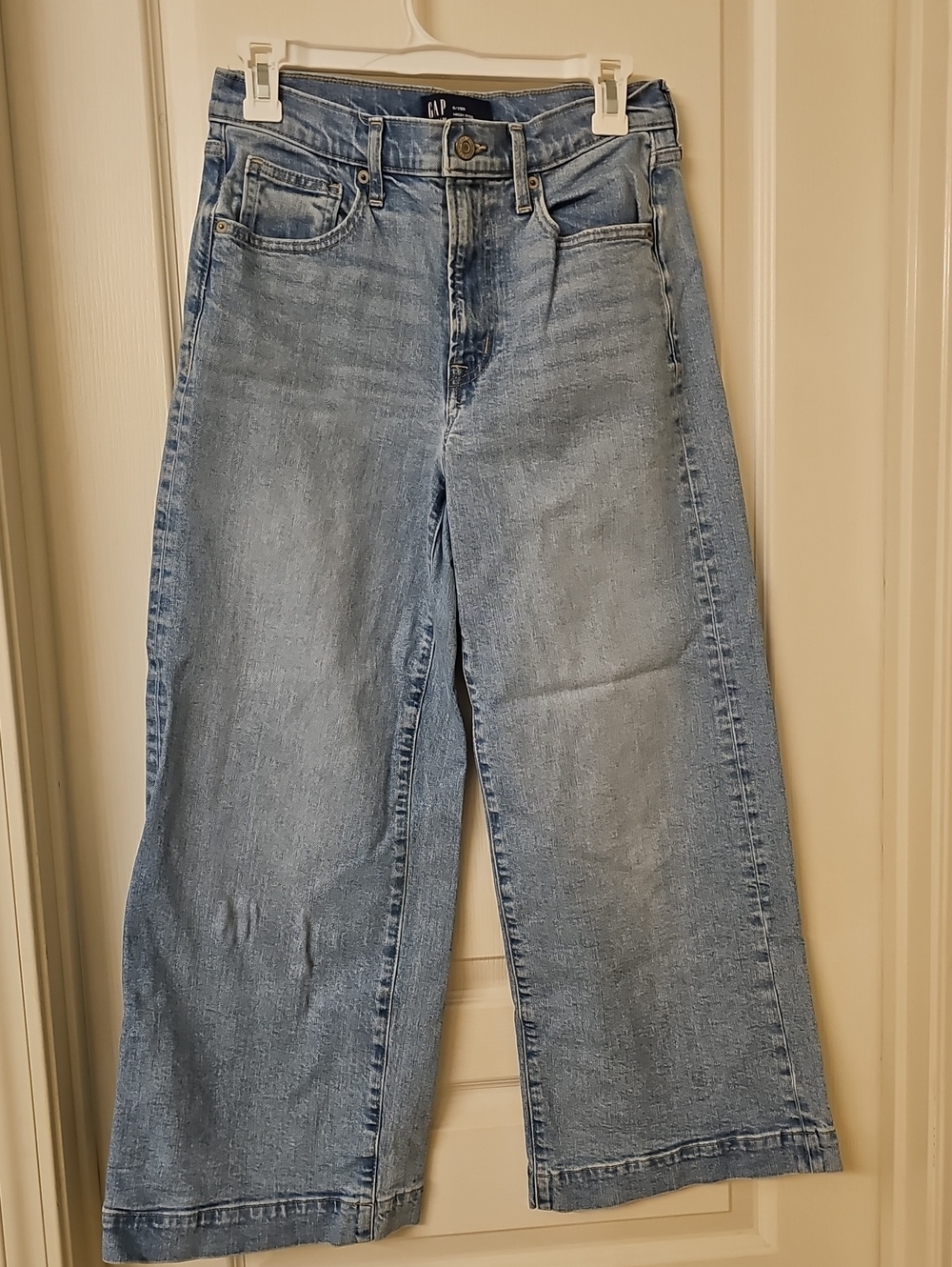 GAP Light Blue Wide-Leg High Waist Jeans